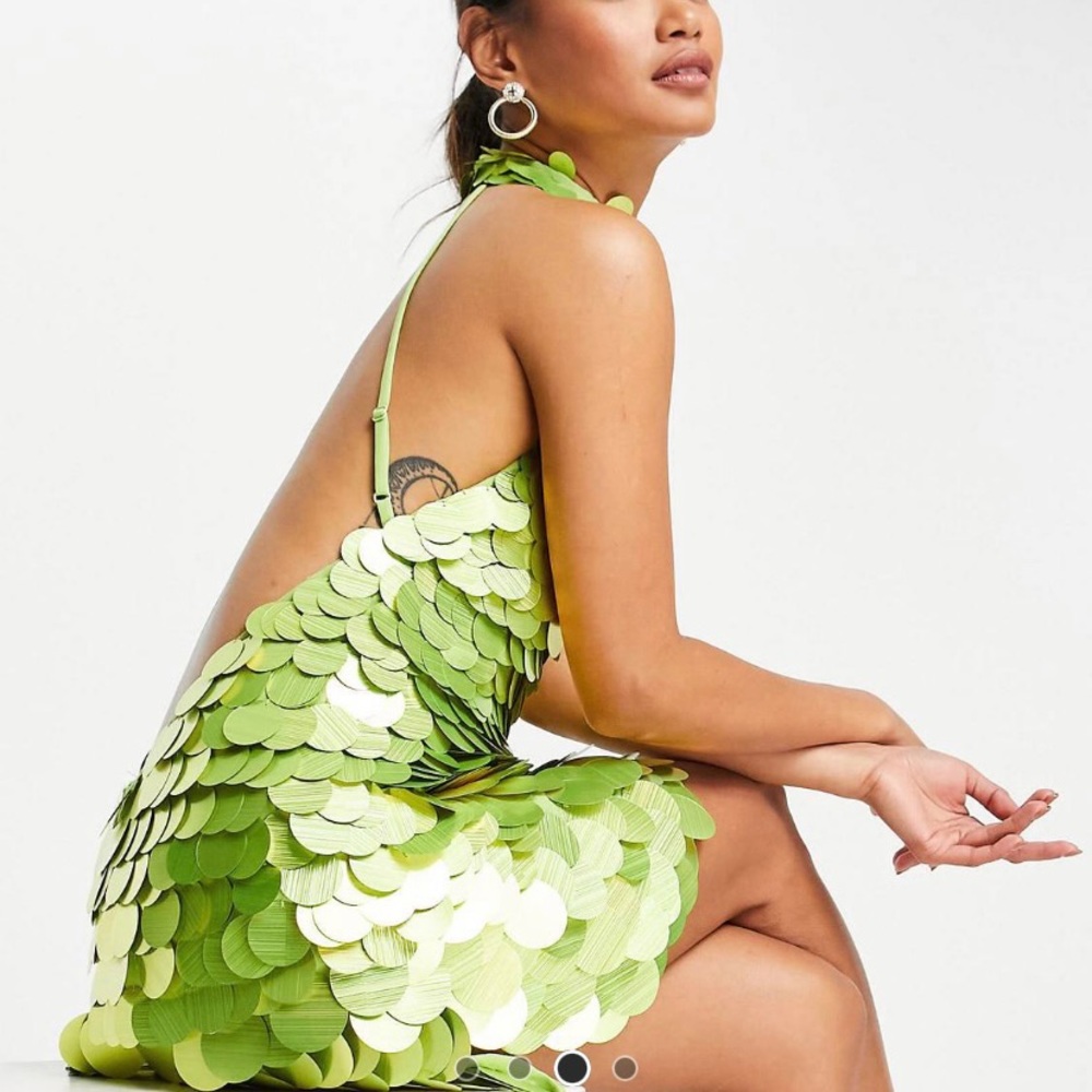 Sequin backless ASOS dress